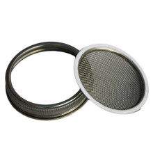 70MM Food Grade 304 Stainless Steel Fine Mesh Seed Sprouting Screen And Mesh Strainer Lid for Canning Jars